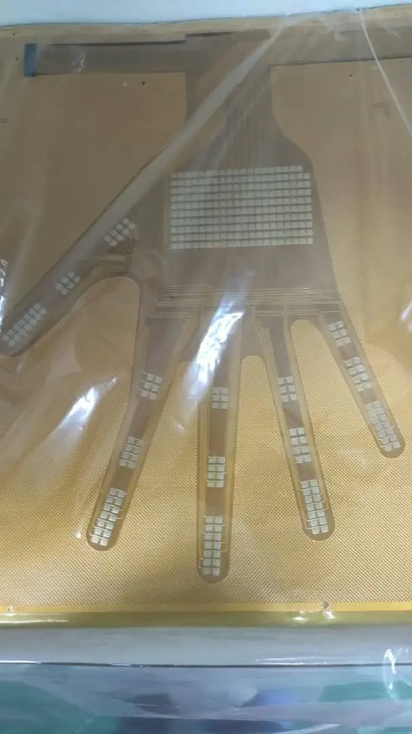 Pressure sensor array laid out on film